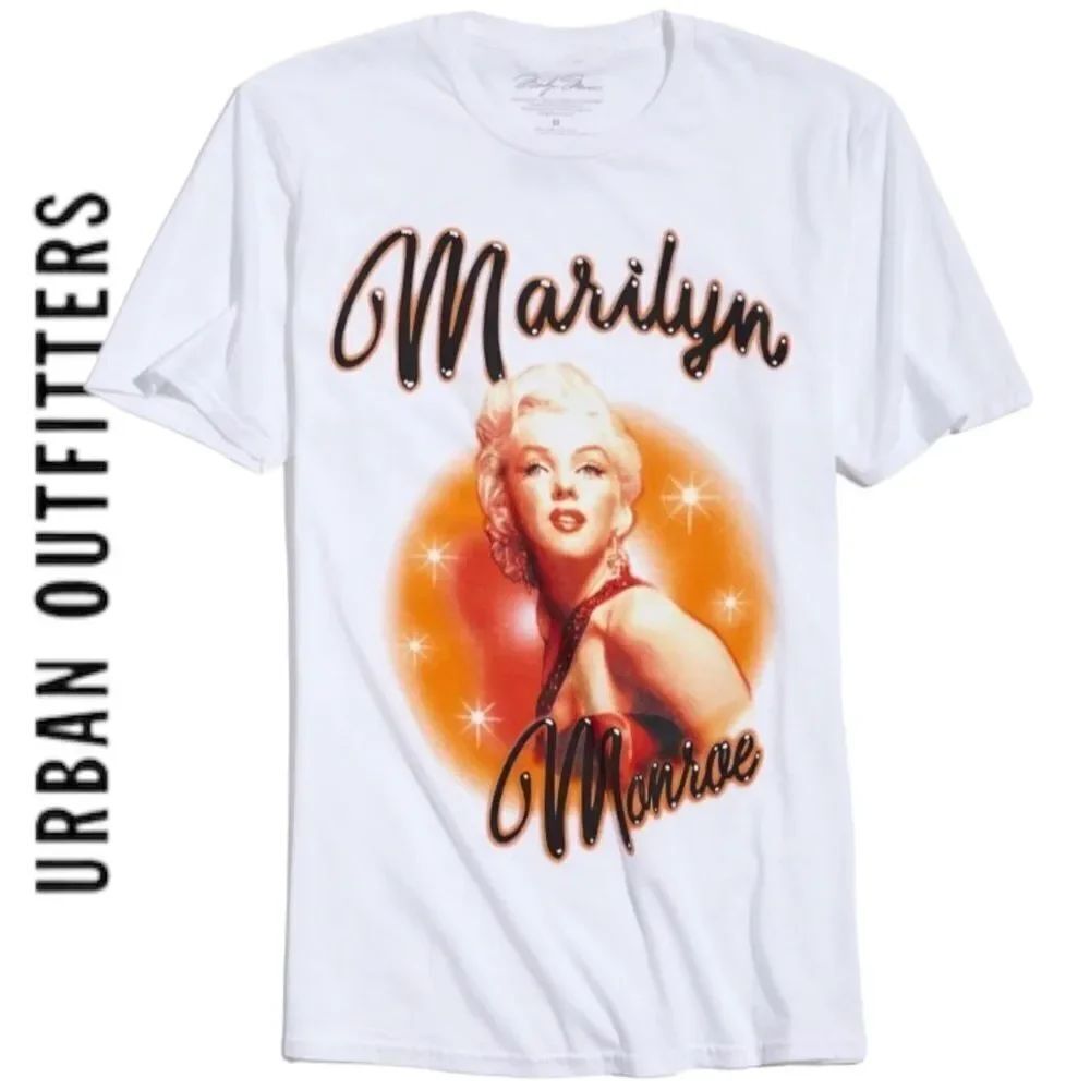 NEW Marilyn Monroe Urban Outfitters UO Airbrushed Shirt T-Shirt Tee L
